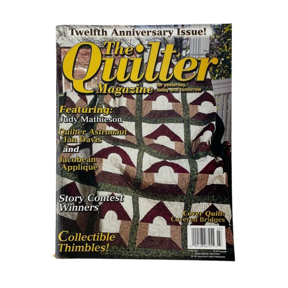 The Quilter Magazine 2001/2003/2005 Lot of 3 Quilting Crafting - Picture 2 of 4